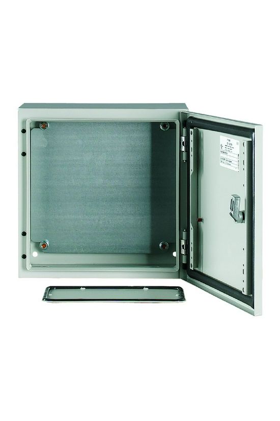 Szekrény fali sorolható acél szerelőlappal 300mm 300mmx 150mmx IP66 szürke CS-33/150 EATON - 111648