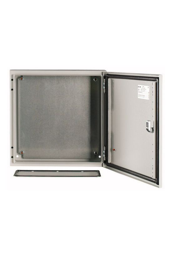 Szekrény fali sorolható acél szerelőlappal 400mm 400mmx 150mmx IP66 szürke CS-44/150 EATON - 111683