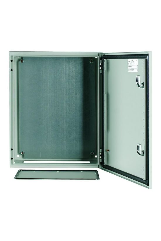Szekrény fali sorolható acél szerelőlappal 500mm 400mmx 200mmx IP66 szürke CS-54/200 EATON - 111689