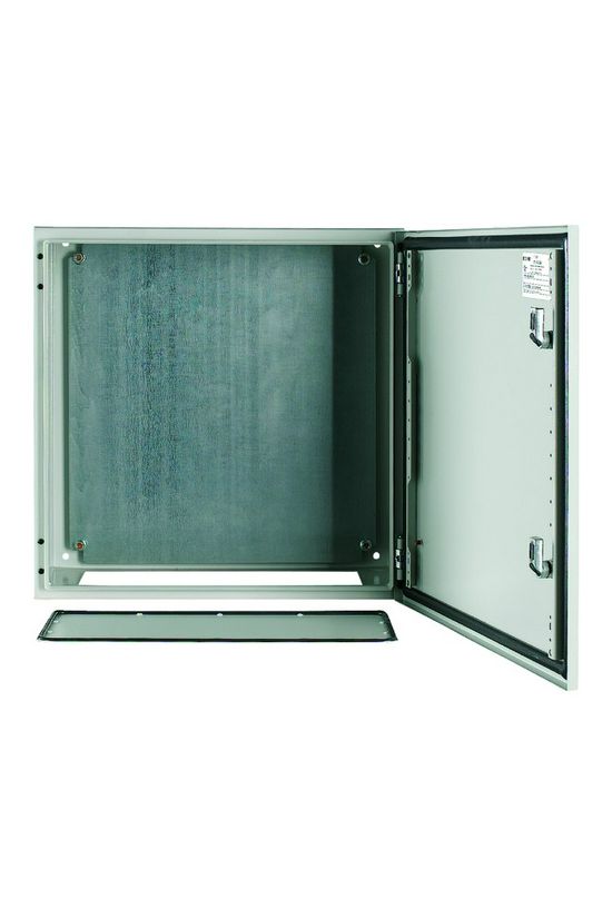 Szekrény fali sorolható acél szerelőlappal 500mm 500mmx 250mmx IP66 szürke CS-55/250 EATON - 111691