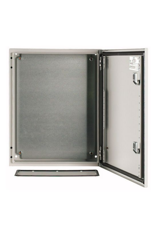 Szekrény fali sorolható acél szerelőlappal 600mm 400mmx 150mmx IP66 szürke CS-64/150 EATON - 111692
