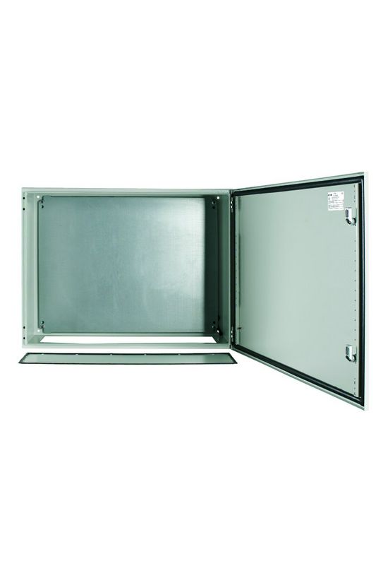 Szekrény fali sorolható acél szerelőlappal 600mm 800mmx 300mmx IP66 szürke CS-68/300 EATON - 111701