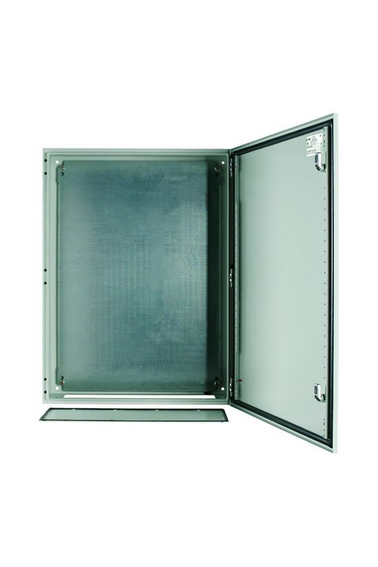 Szekrény fali sorolható acél szerelőlappal 800mm 600mmx 200mmx IP66 szürke CS-86/200 EATON - 111706