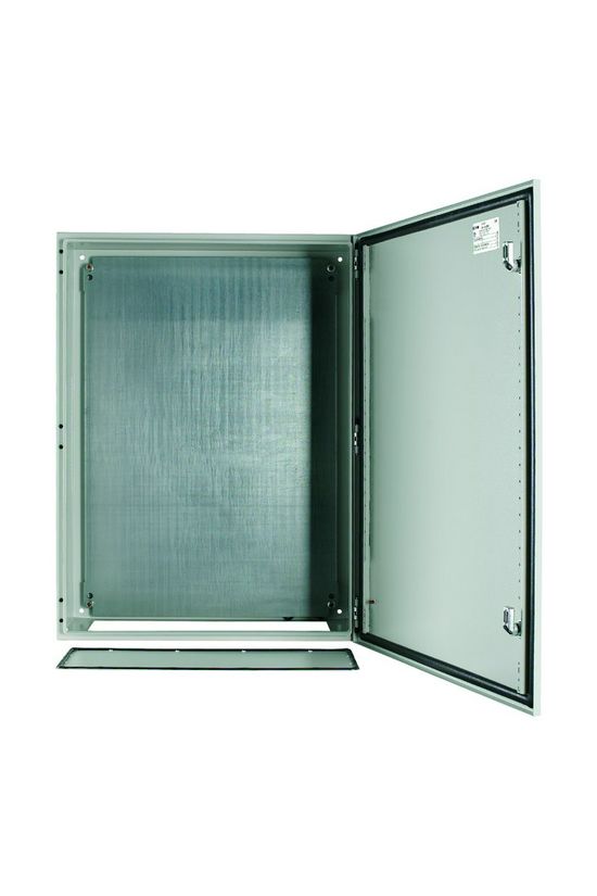 Szekrény fali sorolható acél szerelőlappal 800mm 600mmx 250mmx IP66 szürke CS-86/250 EATON - 111707