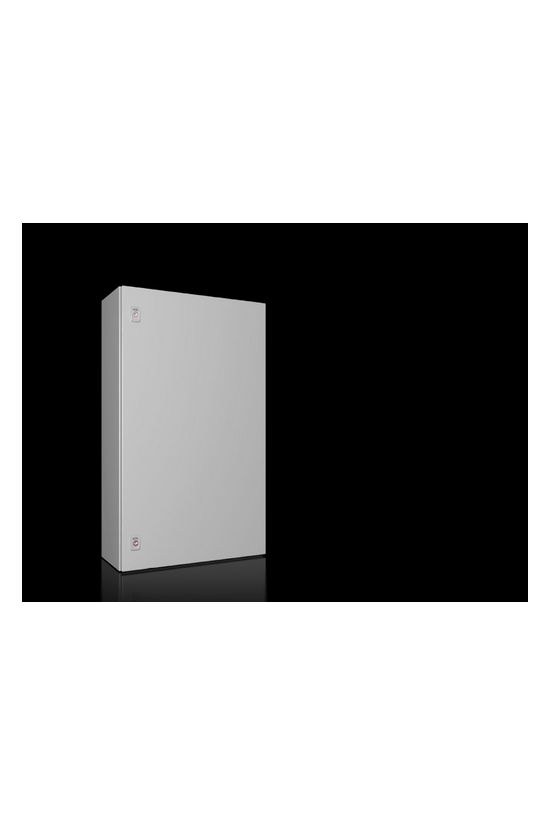 Szekrény fali teli ajtós acél szerelőlappal 1000mm x 600mm x 250mm IP66 AX 1090.000 Rittal - 1090000