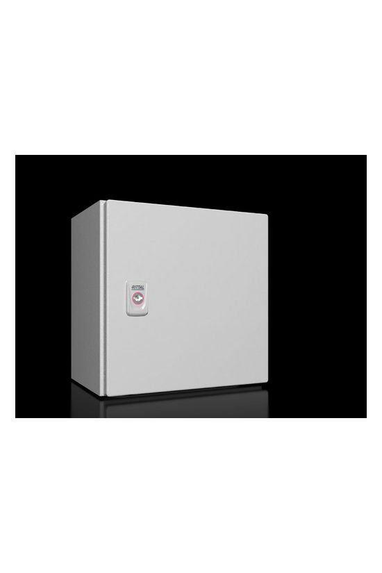 Szekrény fali teli ajtós acél szerelőlappal 300mm x 300mm x 210mm IP66 AX 1033.000 Rittal - 1033000