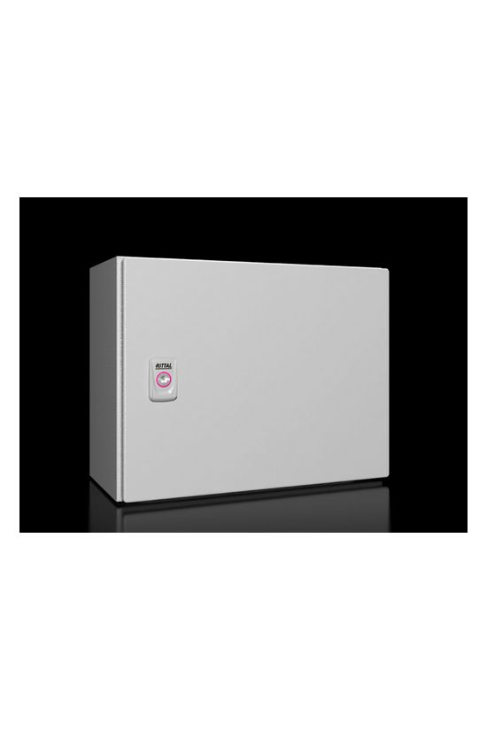 Szekrény fali teli ajtós acél szerelőlappal 300mm x 380mm x 210mm IP66 AX 1031.000 Rittal - 1031000