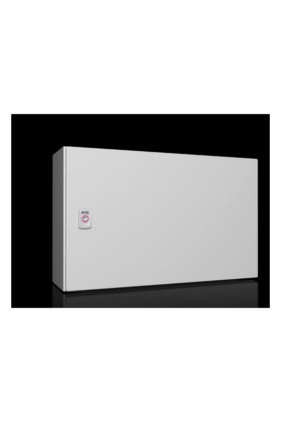Szekrény fali teli ajtós acél szerelőlappal 380mm x 600mm x 210mm IP66 AX 1039.000 Rittal - 1039000