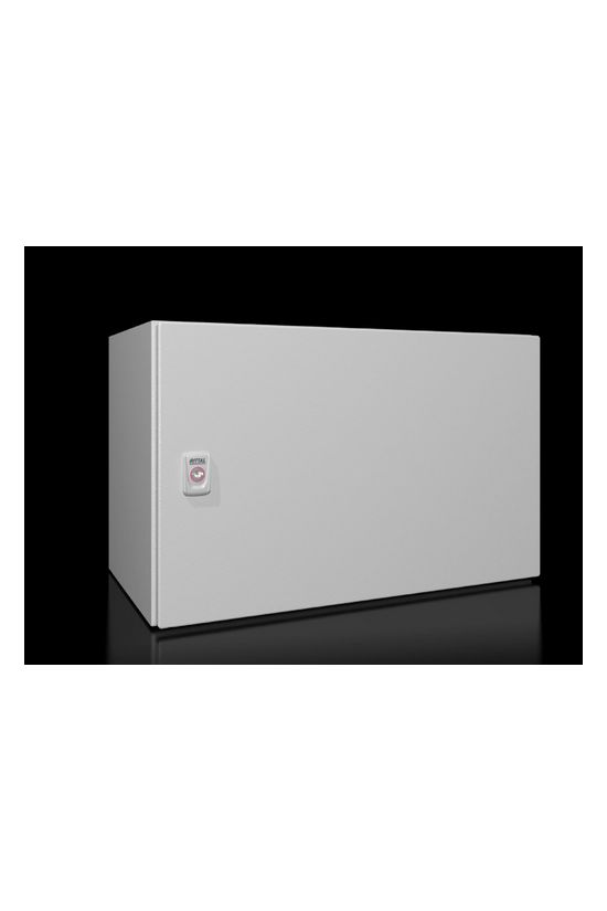 Szekrény fali teli ajtós acél szerelőlappal 380mm x 600mm x 350mm IP66 AX 1339.000 Rittal - 1339000