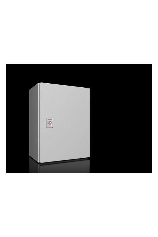 Szekrény fali teli ajtós acél szerelőlappal 400mm x 300mm x 210mm IP66 AX 1034.000 Rittal - 1034000