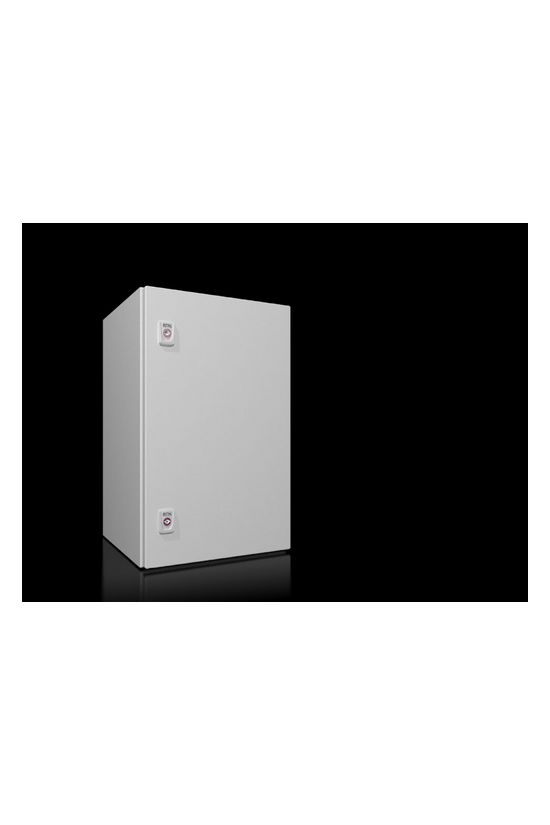 Szekrény fali teli ajtós acél szerelőlappal 600mm x 380mm x 350mm IP66 AX 1338.000 Rittal - 1338000