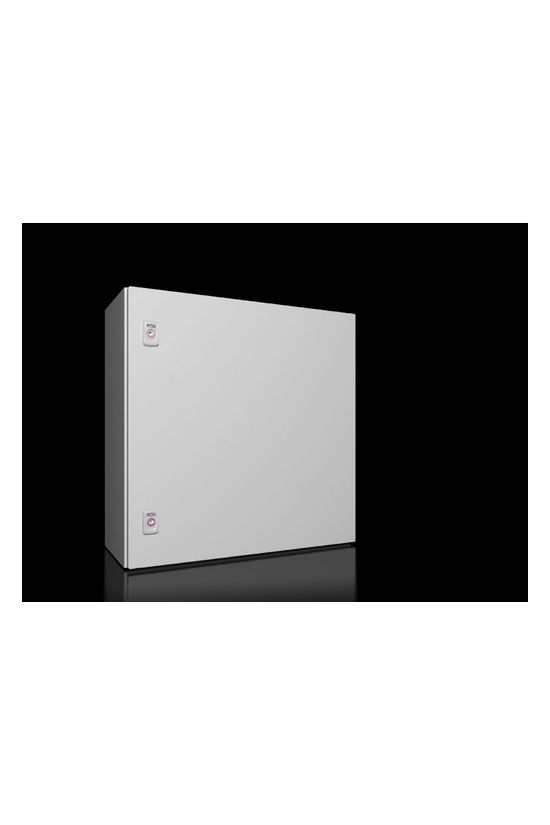 Szekrény fali teli ajtós acél szerelőlappal 600mm x 600mm x 250mm IP66 AX 1054.000 Rittal - 1054000