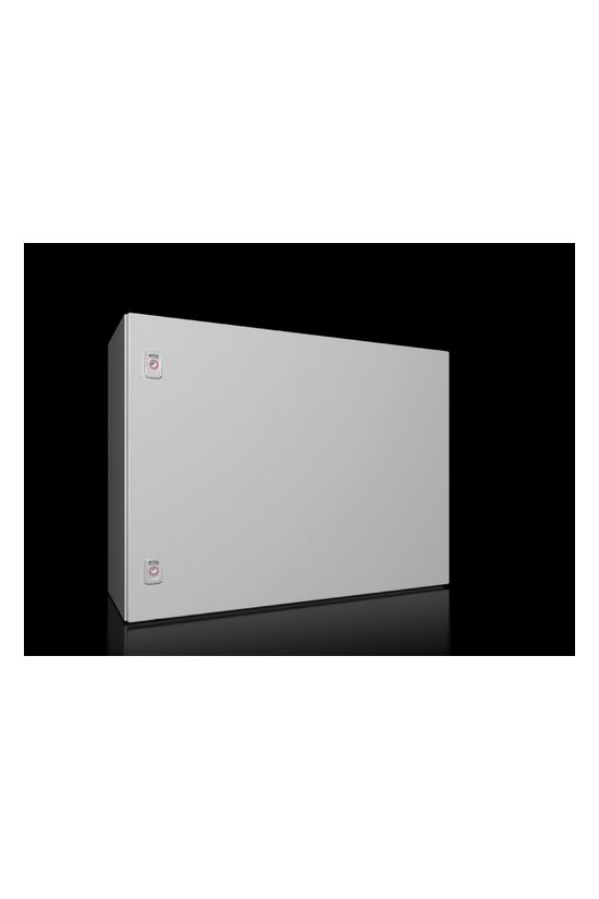 Szekrény fali teli ajtós acél szerelőlappal 600mm x 800mm x 300mm IP66 AX 1055.000 Rittal - 1055000