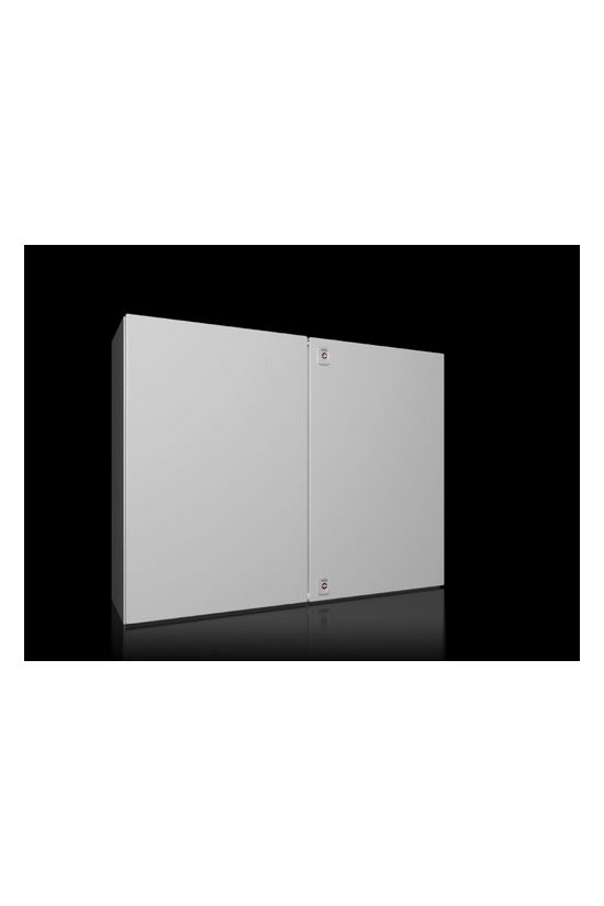 Szekrény fali teli ajtós acél szerelőlappal 760mm x 1000mm x 300mm IP55 AX 1130.000 Rittal - 1130000