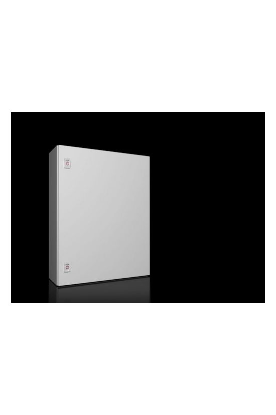 Szekrény fali teli ajtós acél szerelőlappal 760mm x 600mm x 210mm IP66 AX 1076.000 Rittal - 1076000