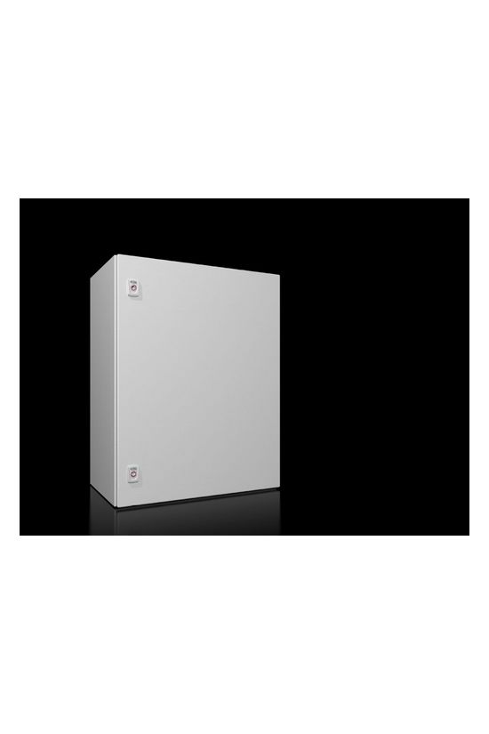 Szekrény fali teli ajtós acél szerelőlappal 760mm x 600mm x 350mm IP66 AX 1376.000 Rittal - 1376000