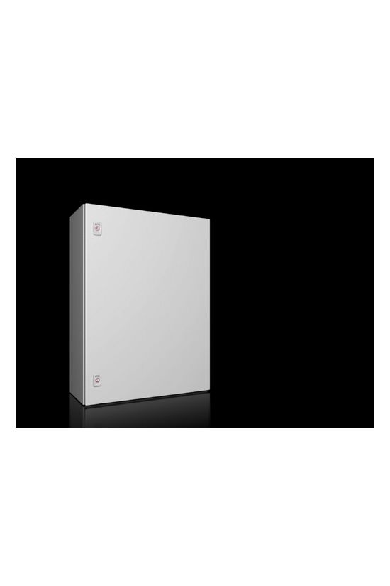 Szekrény fali teli ajtós acél szerelőlappal 800mm x 600mm x 250mm IP66 AX 1058.000 Rittal - 1058000