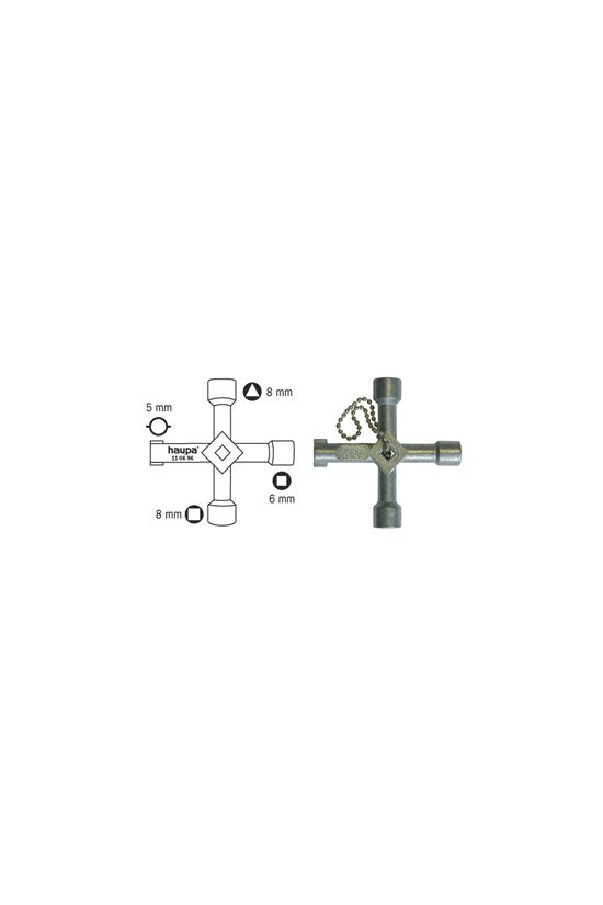 Szekrénykulcs univerzális  HUPkey Haupa - 110696