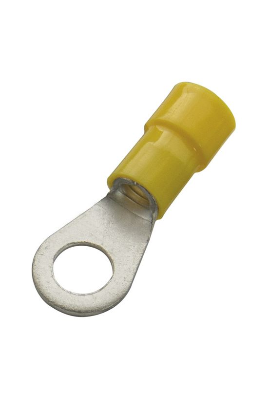 Szemes saru DIN 46237 4-6mm2 5M/csavar gyűrűs-alakú PVC sárga réz ónozott SSZ5 Haupa - 260286