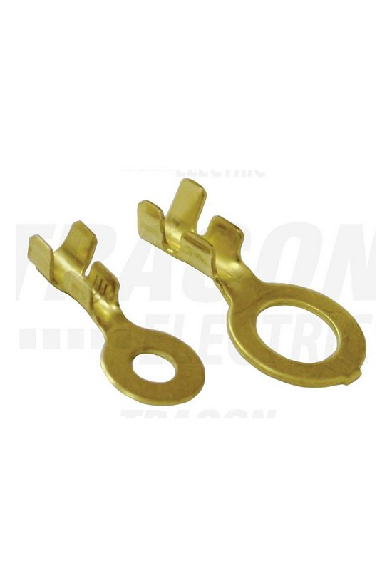 Szemes saru sajtolható sárgaréz 1-2,5mm2 4M/csavar gyűrűs-alakú réz csupasz TRACON - HSZ4