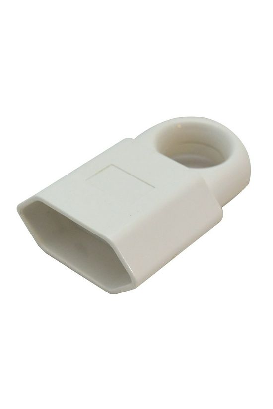 Lengő dugalj EURO 2P 250VAC szerelhető húzható 10A fehér lengő hüvely TRACON - TCSALH