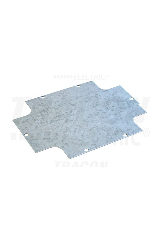 Szerelőlap MD-dobozhoz galvanizált acél 172x172mm  MD TRACON - MD-SZL1