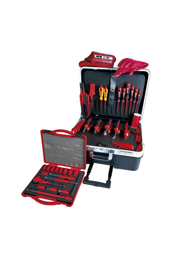 Szerszámkoffer 1000V VDE 57-darabos Secure Mobil Haupa - 220272