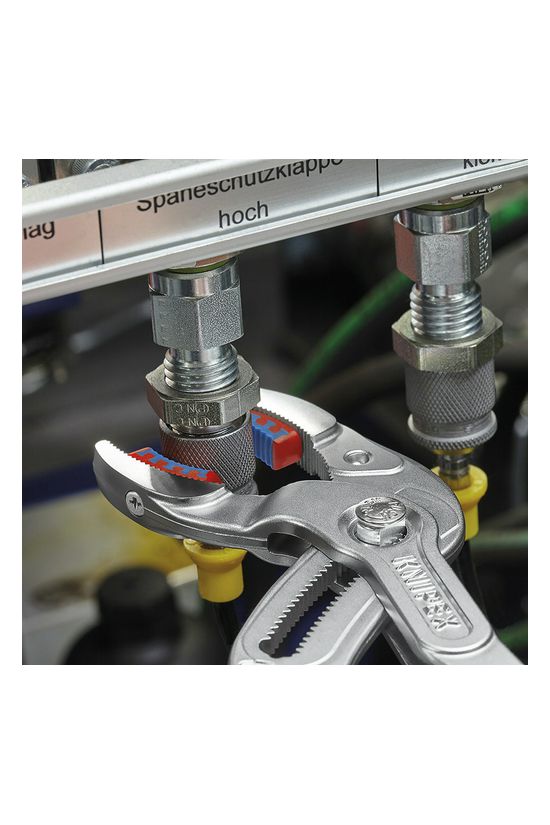 Szifon- és konnektorfogó max.d75mm-befogás piros falsemm-nyitás 250mm KNIPEX - 8113250