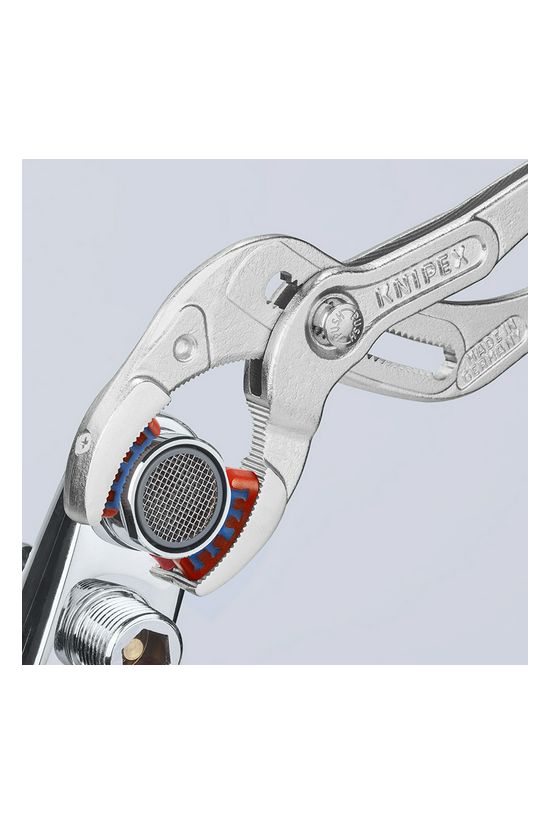 Szifon- és konnektorfogó max.d75mm-befogás piros falsemm-nyitás 250mm KNIPEX - 8113250