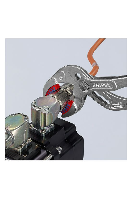 Szifon- és konnektorfogó max.d75mm-befogás piros falsemm-nyitás 250mm KNIPEX - 8113250