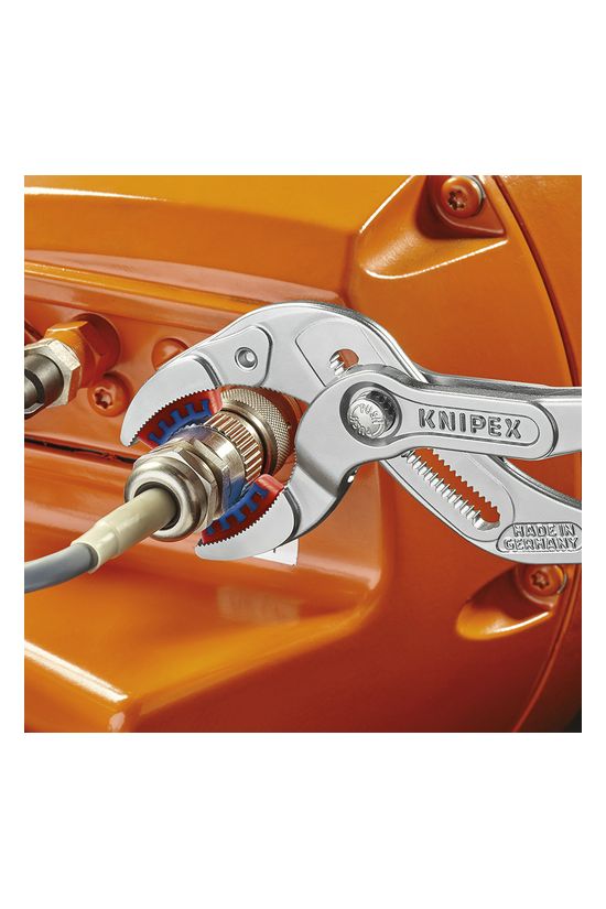 Szifon- és konnektorfogó max.d75mm-befogás piros falsemm-nyitás 250mm KNIPEX - 8113250