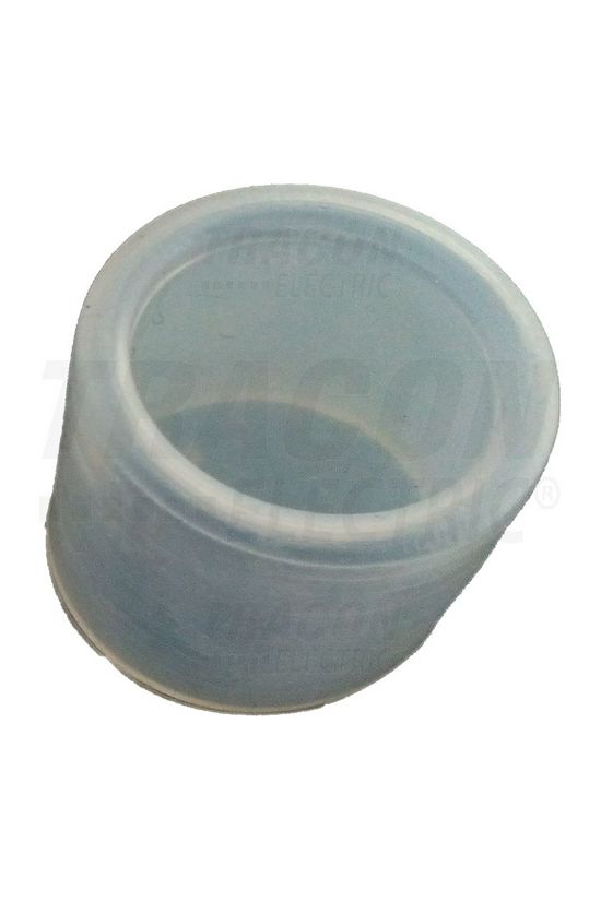 Szilikon védősapka d22 nyomógombhoz kerek átlátszó TRACON - NYG3-CAPH