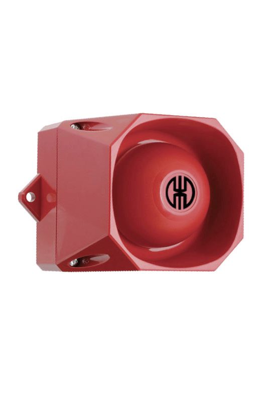 Sziréna 8-hangú 60V DC 0.015A 105dB piros-ház műanyag IP66 WERMA - 13900055