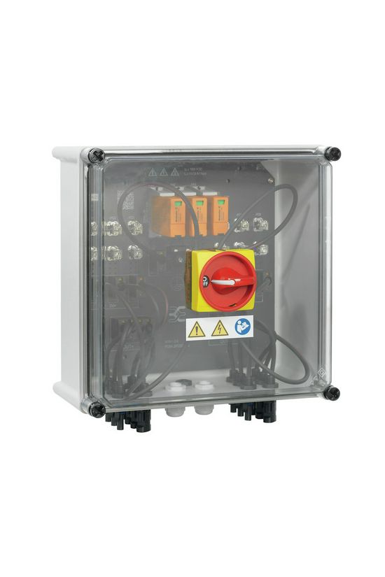 Szolár DC elosztó komplett 1kV 1MPP I+II-túlfesz 3x2-b.alj kapcs. 3x2-MC IP65  PVN1M1I3S0F3V1O1TX - 2683090000