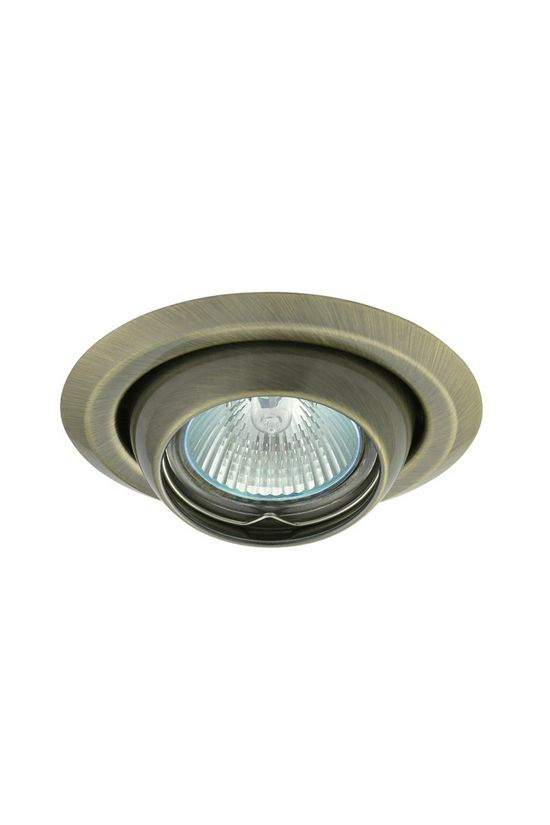 Szpot lámpatest álmennyezetbe MR16 békaszemes antik 1x 35W 12V AC/DC ARGUS CT-2117-BR/M KANLUX - 00336