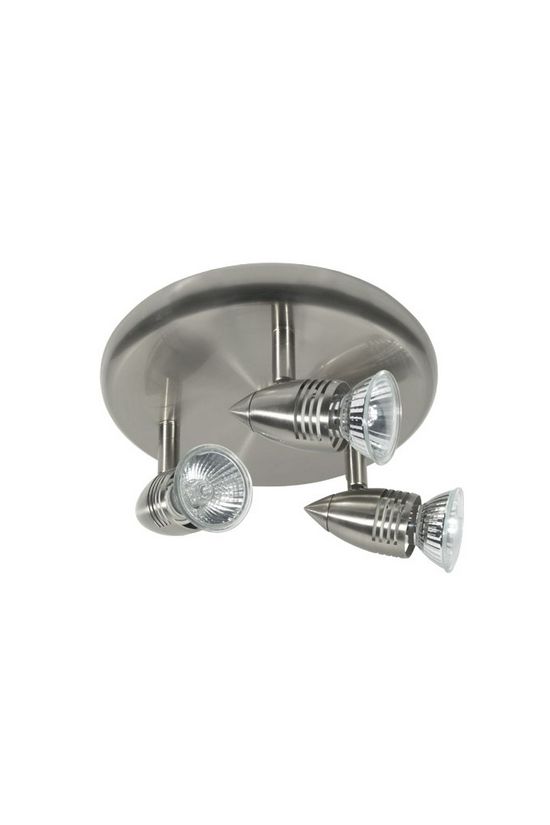 Szpot lámpatest mennyezetre MR16 3x 50W 220-240V AC GU10 króm-ház acél IP20 MOLI EL-3O KANLUX - 07087