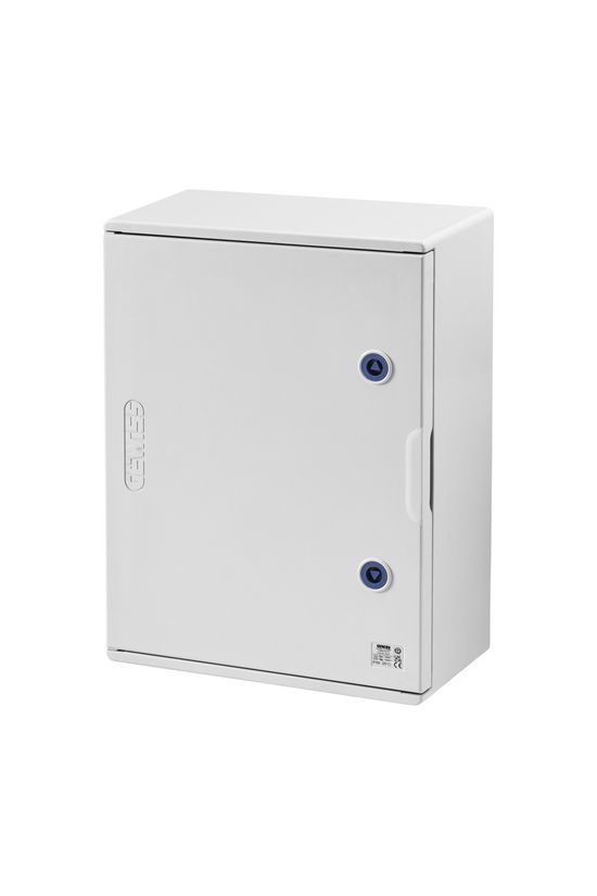 Szekrény fali szerelőlemez nélkül műanyag 499mm x 406mm x 200mm IP66 szürke sorolható 46QP GEWISS - GW46003F