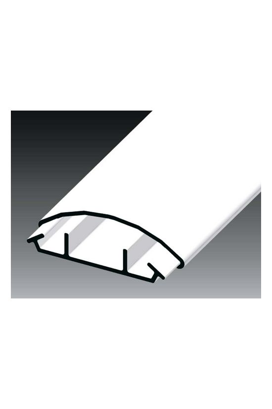 Taposócsatorna fehér 50mmx 11mmx 2000mm műanyag LO KOPOS - LO 50_HD