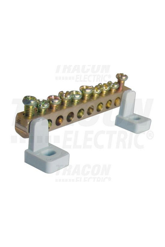 Tartóbak egyes N/PE Cu-sínhez 1-pólus TRACON - TNFSB1