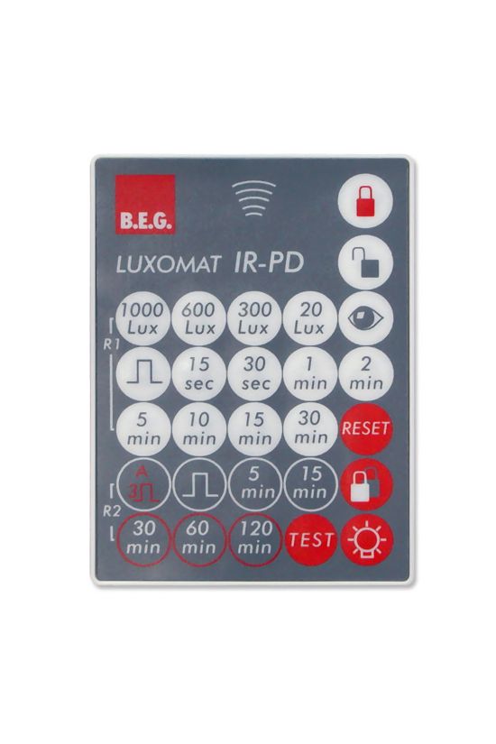 Távirányító PD2(4)(5)-M-1(2)C érzékelőhöz infravörös (IR) fekete IR-PD B.E.G. - 92160