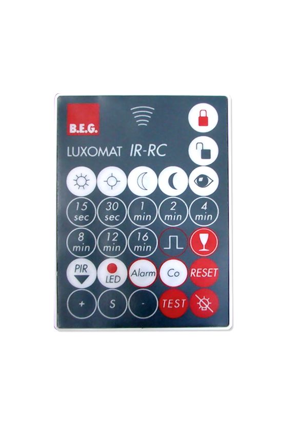 Távirányító RC-plus nextN érzékelőhöz infravörös (IR) fekete IR-RC B.E.G. - 92000