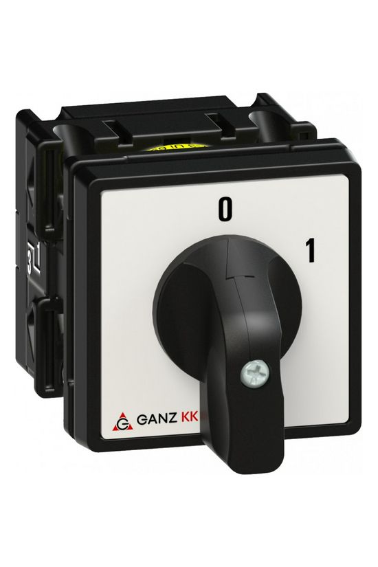 Terhelés 0-1 be-ki kapcsoló 2P 20A ráépíthető KK0-20-6001 Ganz KK - 1AC6001AA00M10