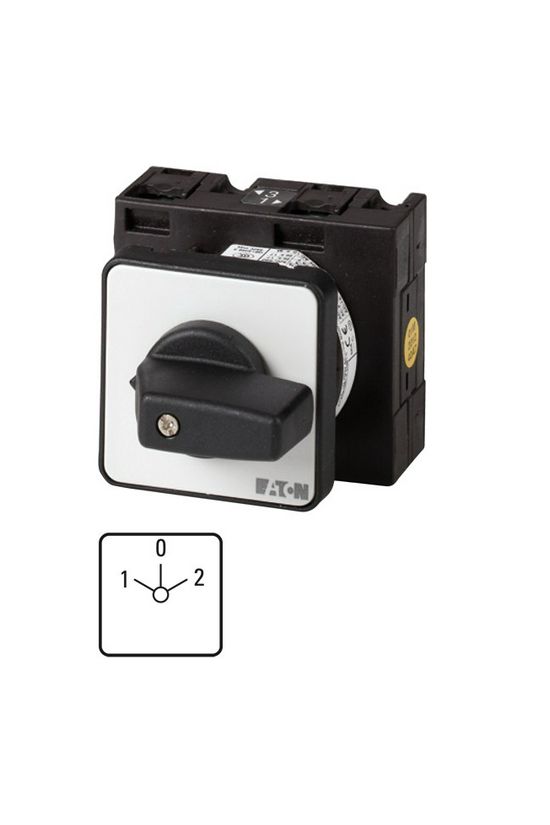 Terhelés 1-0-2 átkapcsoló 4-pólus 32A 12kW/AC-3/400V előlapra T3-4-8213/E EATON - 076075