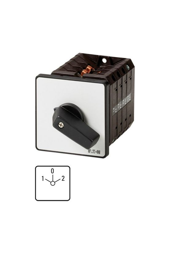Terhelés 1-0-2 átkapcsoló 4-pólus 63A 22kW/AC-3/400V előlapra T5B-4-8213/E EATON - 092112