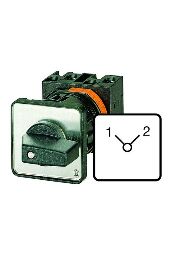 Terhelés 1-2 átkapcsoló 1-pólus 20A 4kW/AC-3/400V előlapra T0-1-8220/EZ EATON - 095799