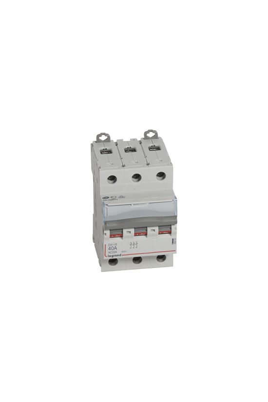 Terhelés be-ki kapcsoló 3-pólus 40A sorolható DX3-I LEGRAND - 406460