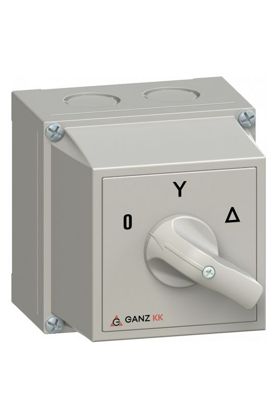 Terhelés csillag-delta kapcsoló 3P 20A tokozott KKM0-20-6009 Ganz KK - 3AC6009XB00S40