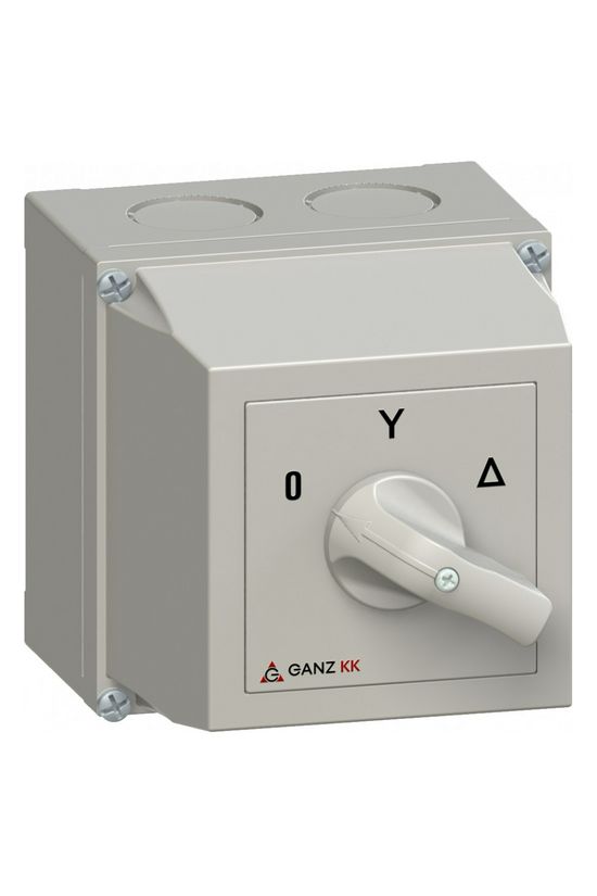 Terhelés csillag-delta kapcsoló 3P 32A tokozott KKM1-32-6009 Ganz KK - 4AF6009XB00S40