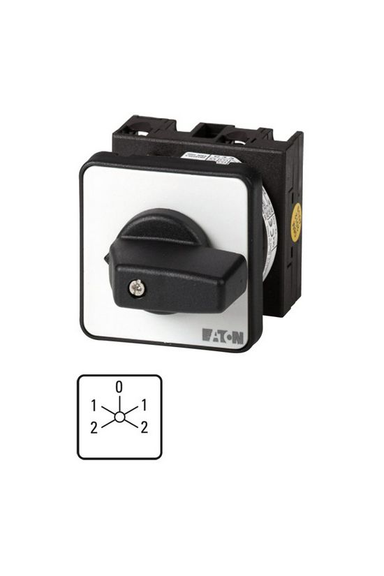 Terhelés irányváltó Dahlander kapcsoló 3-pólus 20A 4kW/AC-3/400V előlapra T0-6-15866/EZ EATON - 012747