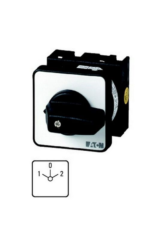 Terhelés irányváltó kapcsoló 3-pólus 20A 4kW/AC-3/400V előlapra T0-3-8401/EZ EATON - 093420